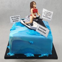 Boat - Jetski Rider Cake (D, V)